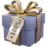 +100% на первый депозит